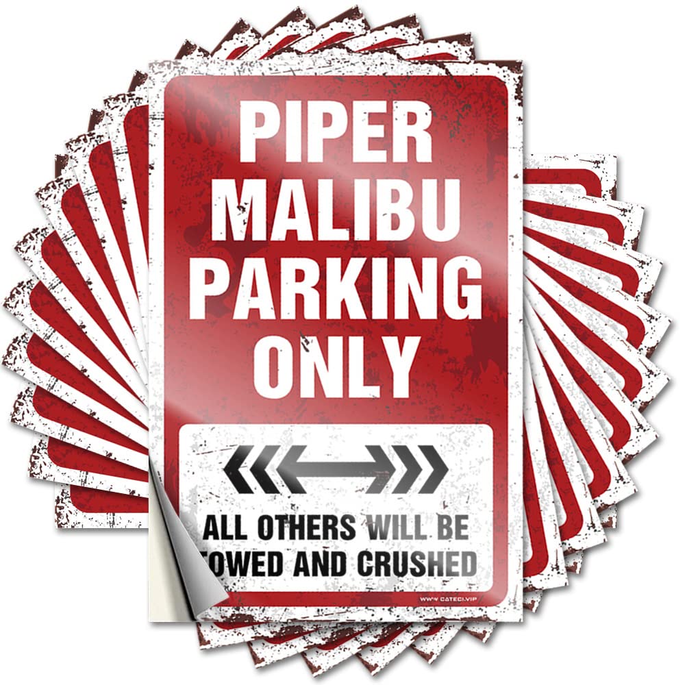 Quote - Funny Cover Piper Malibu Parking Only for Beer Personalized(6X9CM)
