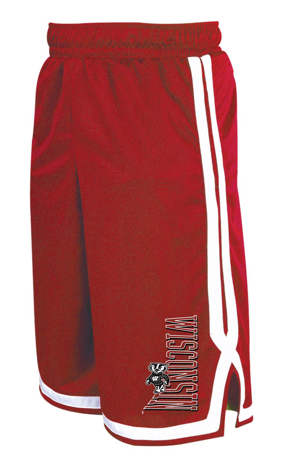 NCAA Wisconsin Badgers Men's Long Mesh Pocket Short