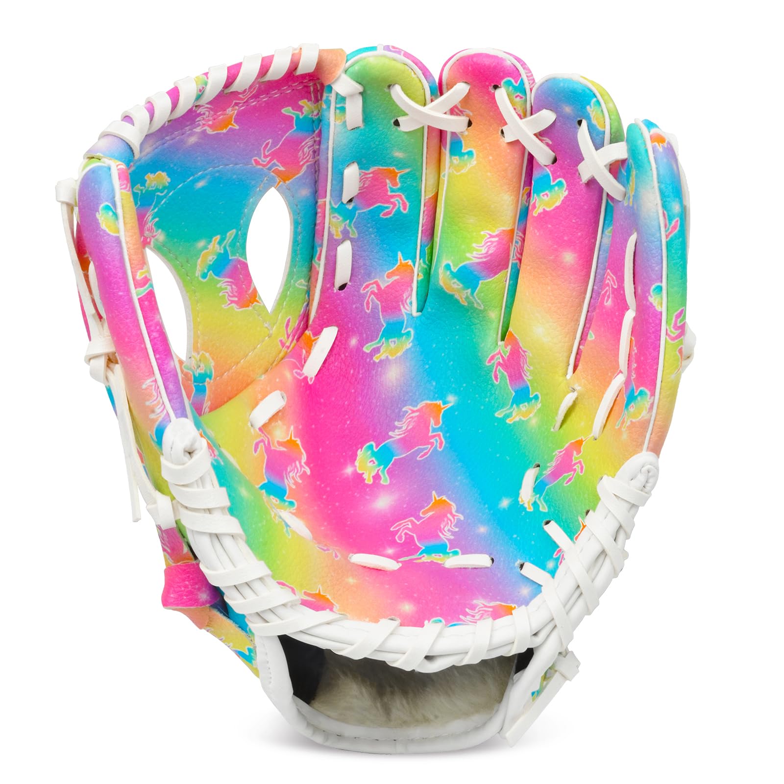 OlyPegic Gant de baseball pour enfants de 3 à 9 ans – Cuir synthétique facile à enfiler | Paume en polyuréthane | Maille respirante | Doublure douce | Tee Ball et Little League | Garçons et filles |