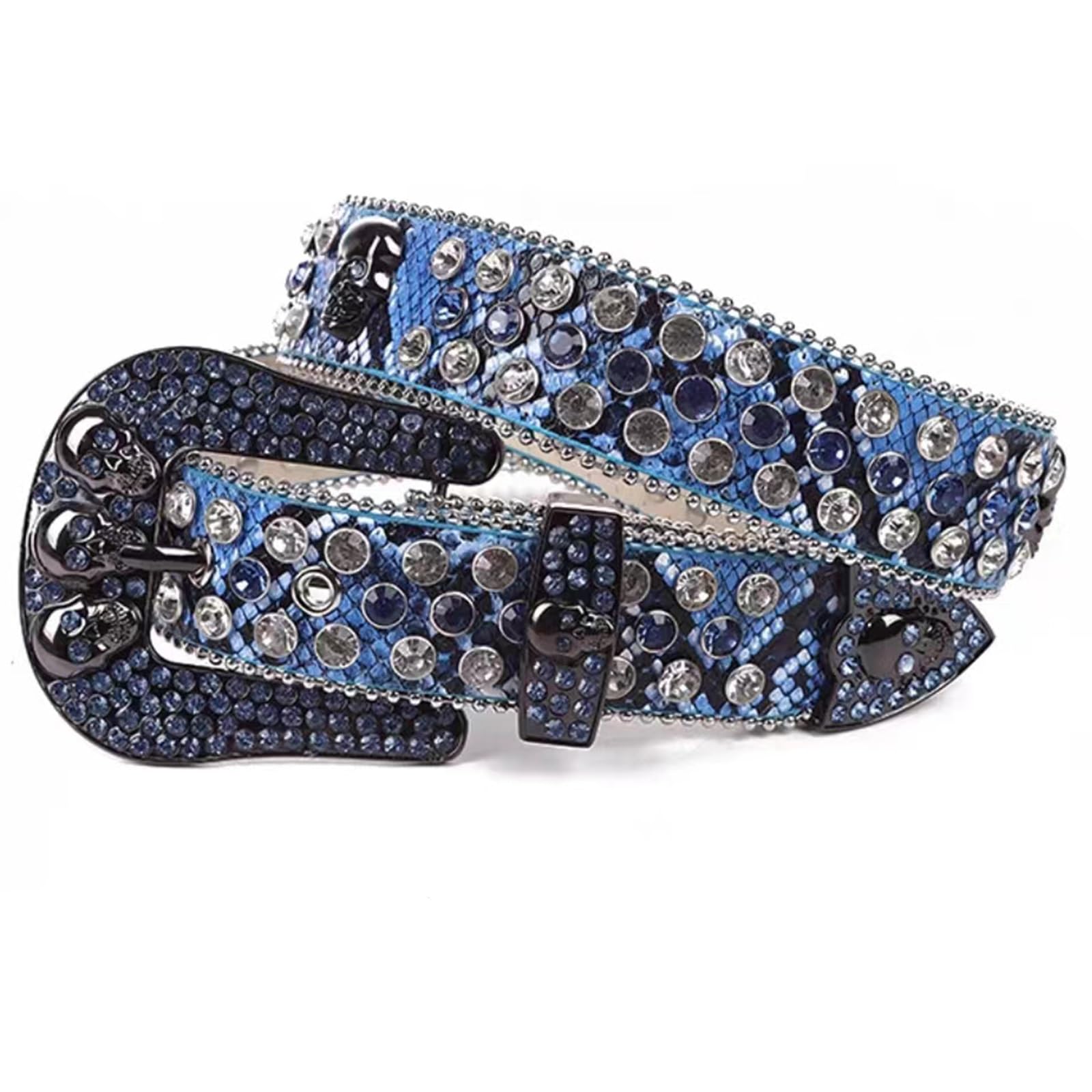 Cintura Donna Gioiello Strass Sexy Brillantini Glitter Maculata Leopar - Foto 11