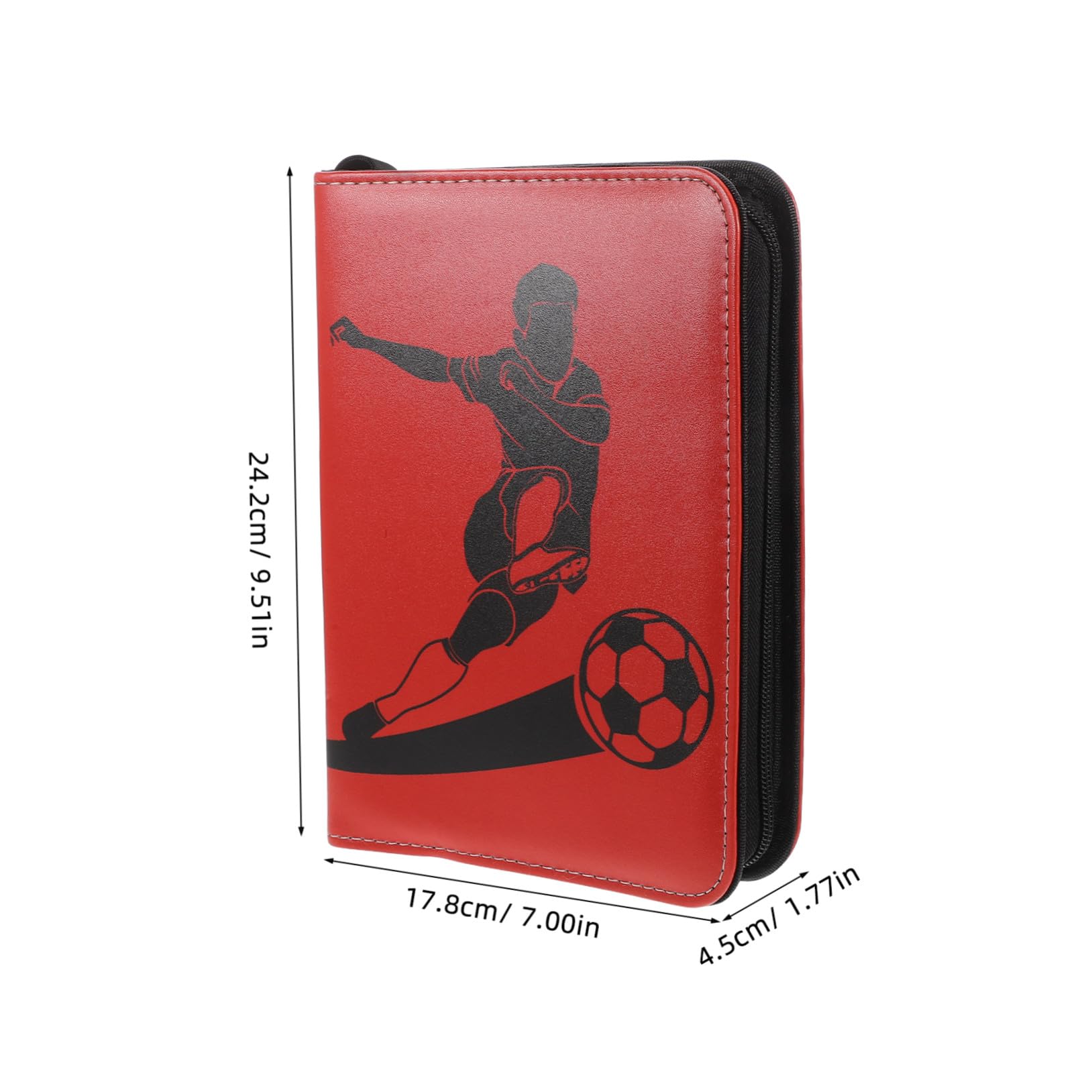 Sammelkarten Album für Fußball Karten Kartenhalter Ordner Organizer für Sport Sammelalbum Transparente Kartentasche Praktische Aufbewahrung für Sammler und Enthusiasten
