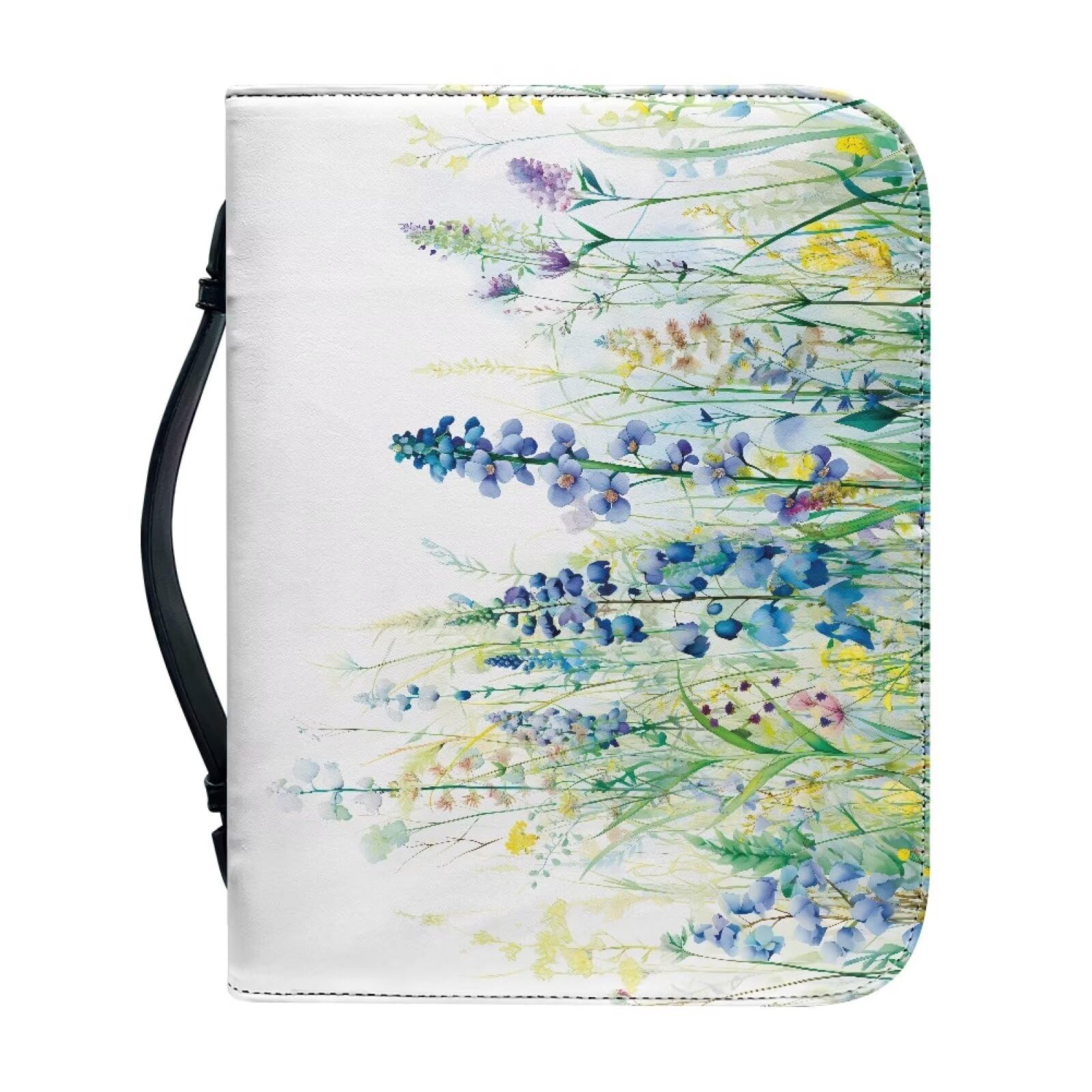 Flora Bibelhüllen für Frauen, Buch- oder Bibeltragetasche, PU-Leder, Bibeltasche, Kirchentasche, Schrifttasche, Geschenk, für Christen