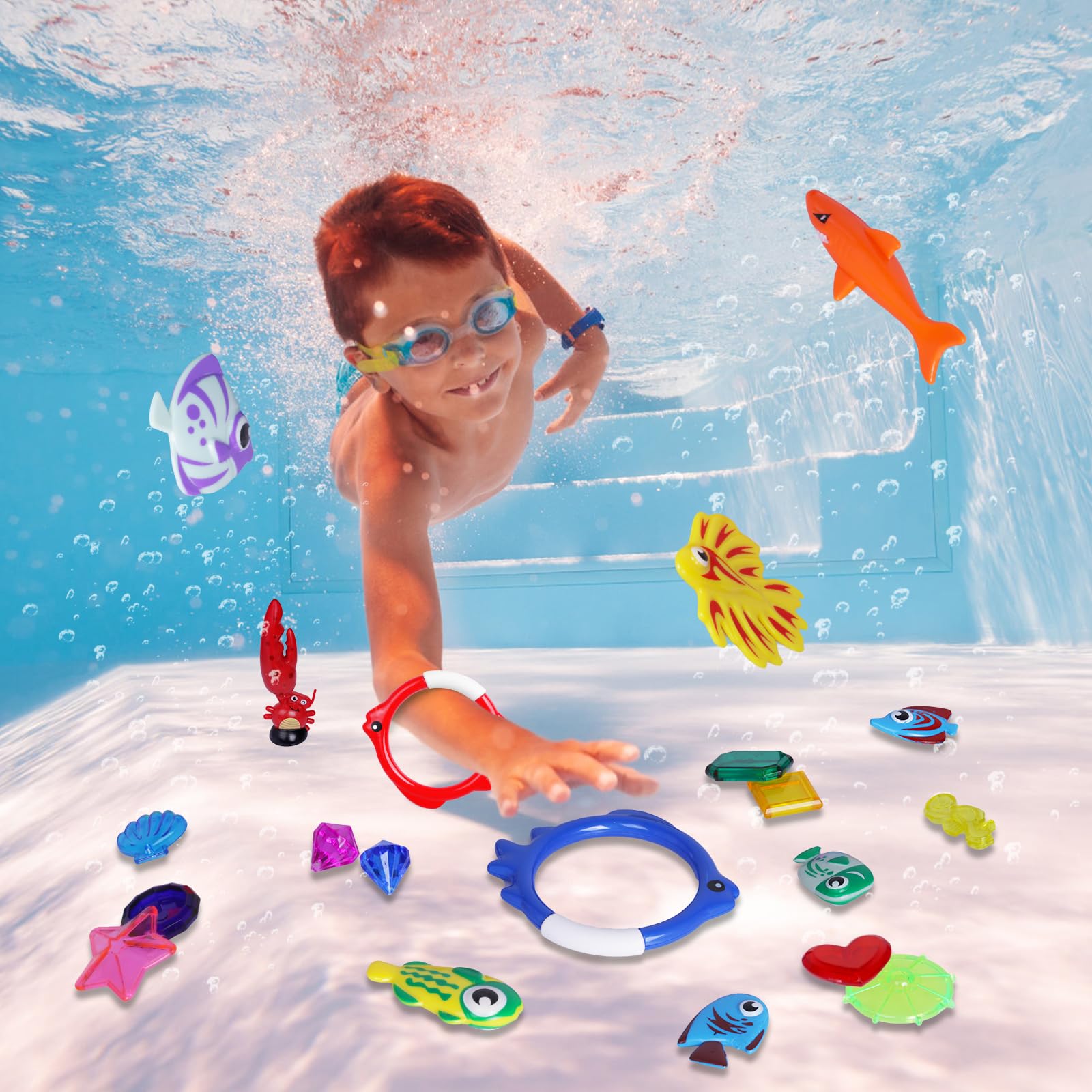 For Kids Summe Pool Diving Swimming Toys Fo Kids, Fun Swim Games
