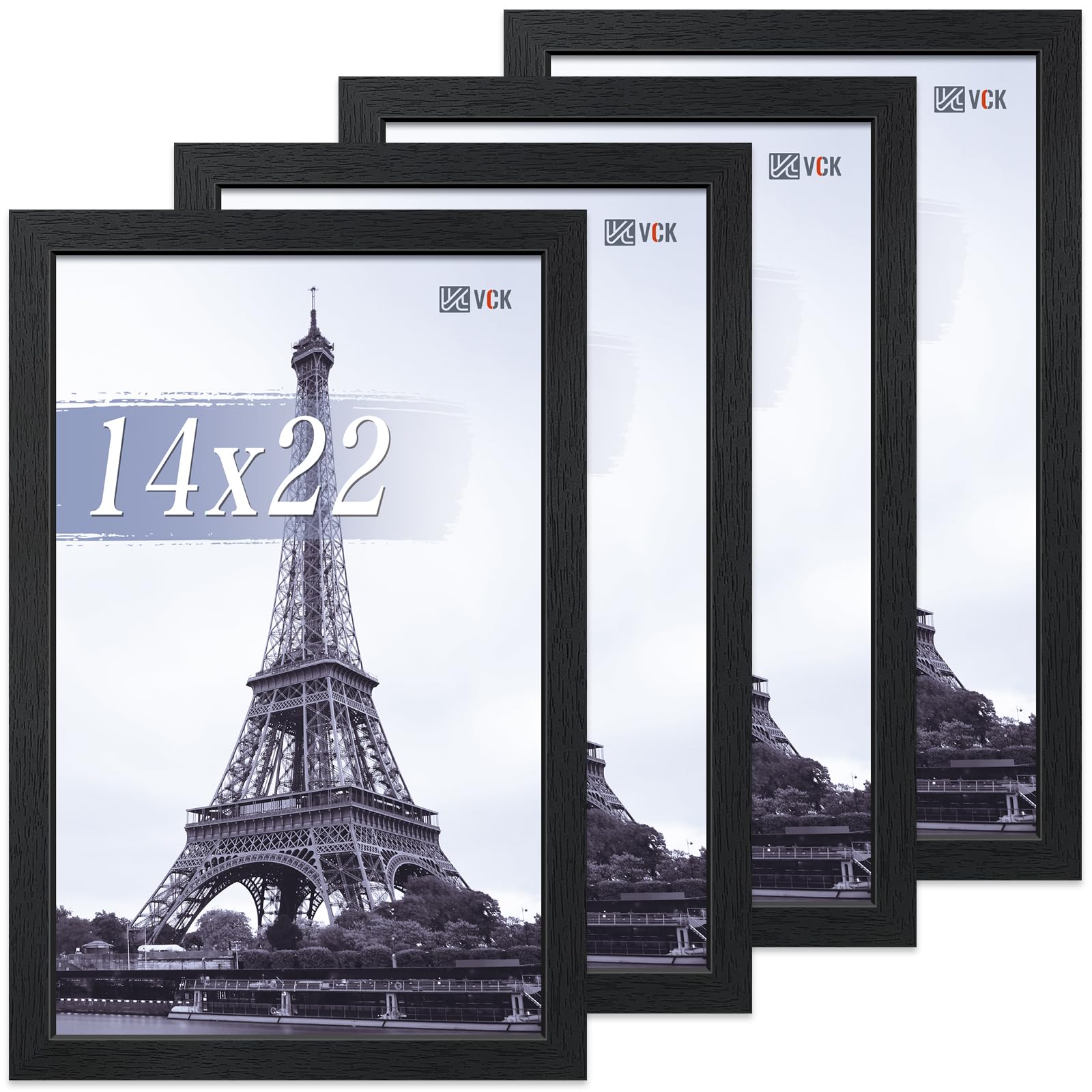 Amazon.com - VCK 14x22 Picture Frame Set of 4 - Black, Gallery