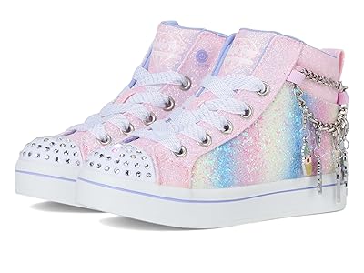 SKECHERS KIDS Twi-Lites - Charm Glitz 314396L (Little Kid) Girls Shoes Light Pink/Multi