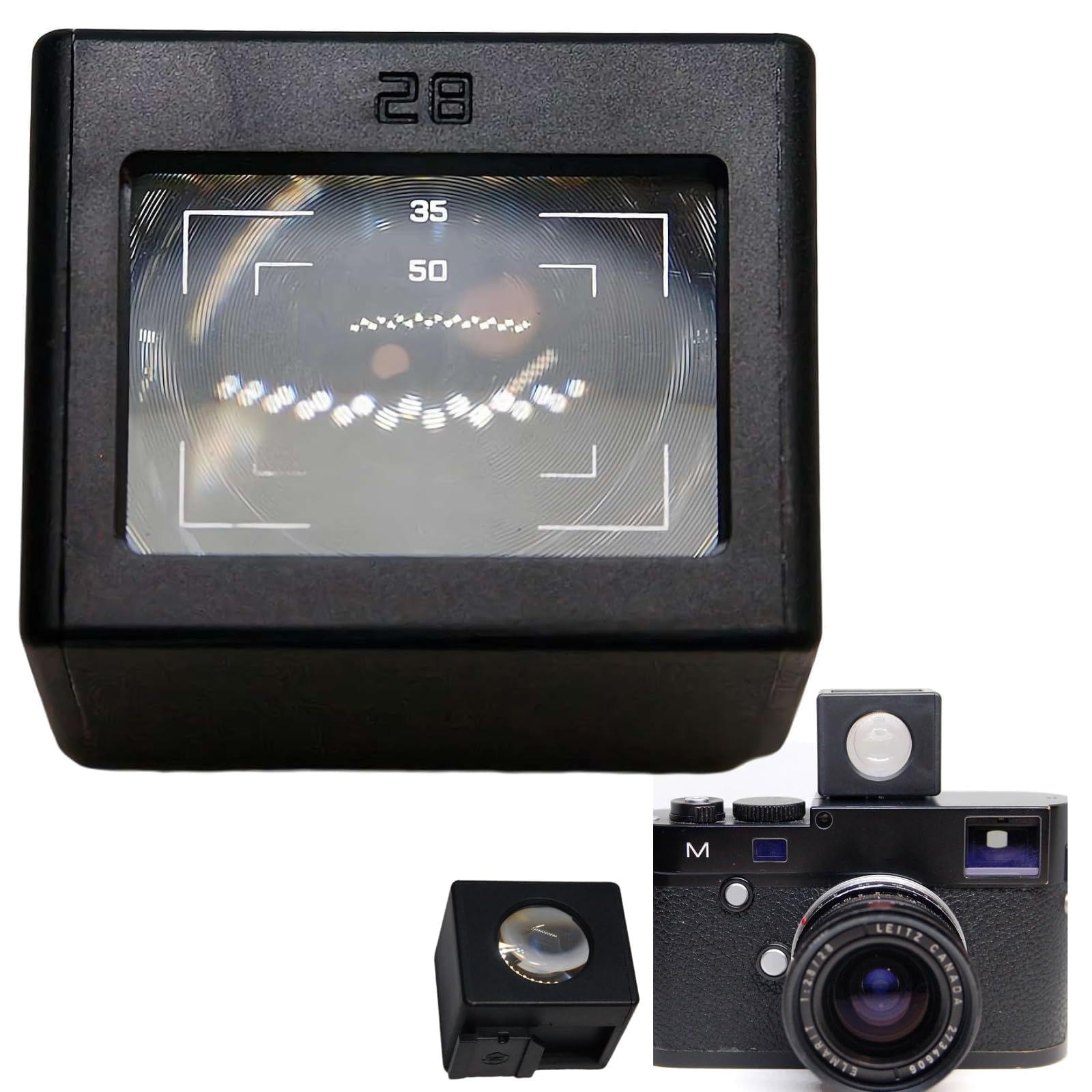 ビューファインダーカメラ Ricolet + RIKEN（理化学研究所） Amazon | 光学ビューファインダー 28mm レンジファインダー 外