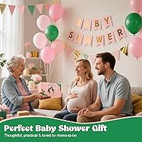 Vista 2 de Arrozon Kit de 2 piezas de peine de trabajo de parto y bola de rodillo de masaje, bolsa de embarazo de parto y hospital, artículos esenciales