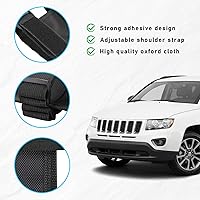 Vista 3 de Soporte para extintor de barra enrollable Ohleats, correa ajustable para extintor de incendios con patrón de bandera americana, accesorios