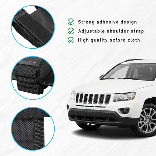 Miniatura 3 de Soporte para extintor de incendios de barra antivuelco, correa de montaje ajustable para extintor con patrón de bandera estadounidense, accesorios