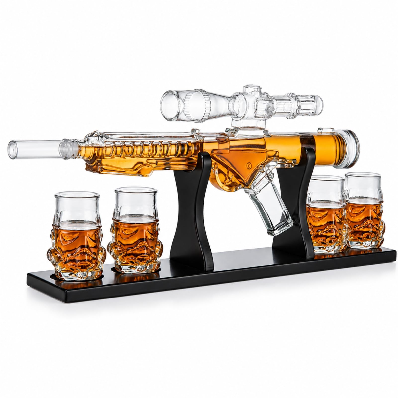 Amazon.com | Sci-Fi Space Blaster Whiskey Decanter Set (750ml). 24