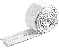 QWORK 2" ID x 30FT Backwash Hose - Lightweight Flexible Polyester Flat Discharge Hose for Pool Sump Pump Garden Car Wash