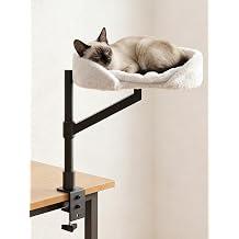 Desk Cat Bed, 360  Rotating Hammock, for Large Cats up to 10 kg