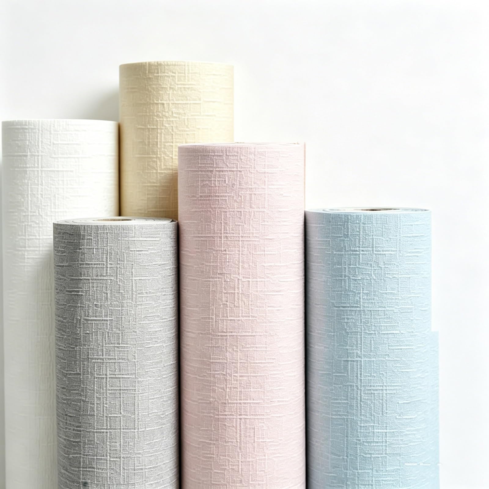 AY8ADYUI Peel And Stick Wallpaper，Wallpaper Peel And Stick，Simple Installation And Fast,for Cement/Popcorn Ceiling(Pink,0.75x15m(2.4x49.2ft))