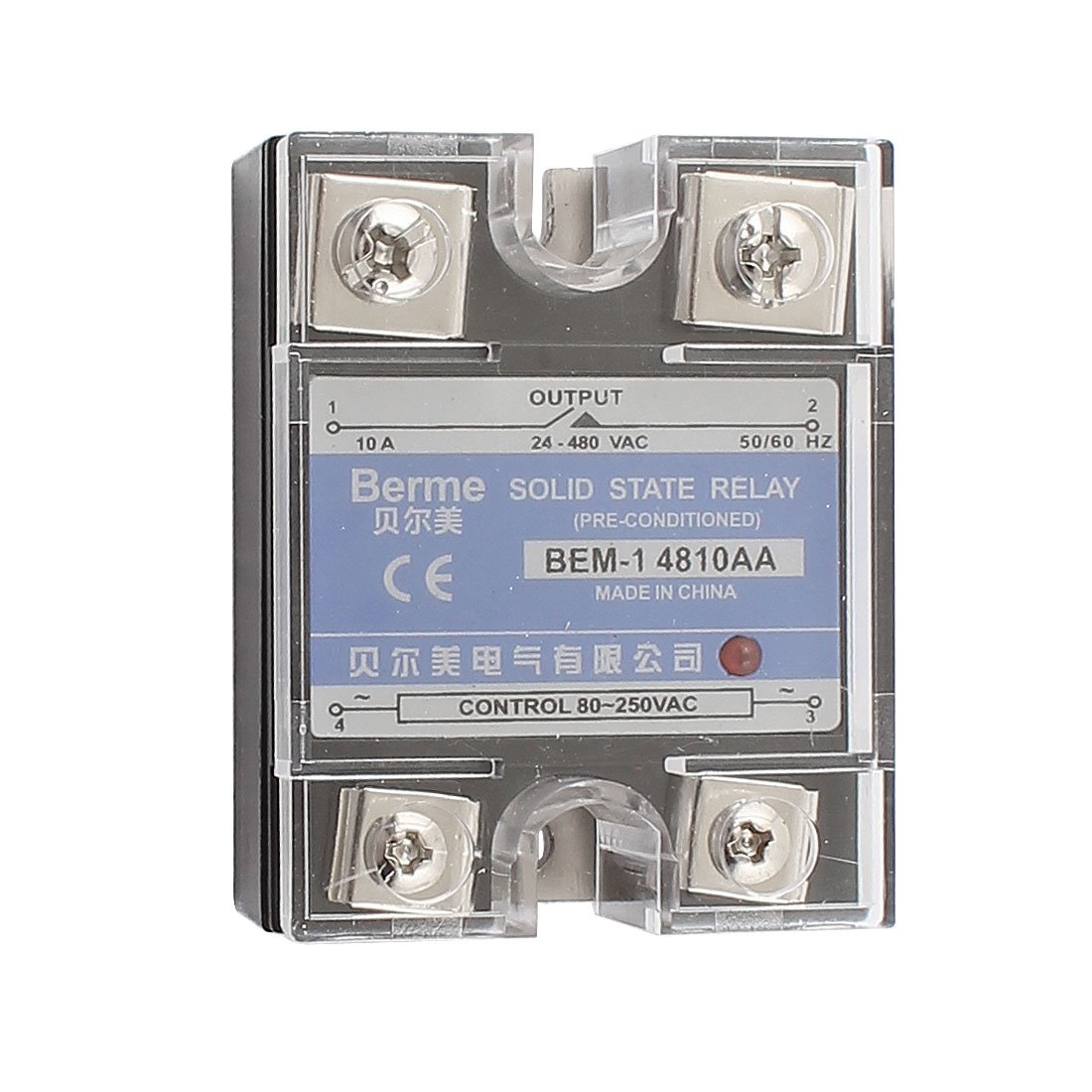 Ruilogod Solid State Relay investigate BEM-1 4810AA AC-AC 10A suitablevoltageVAC/suitablevoltageVAC