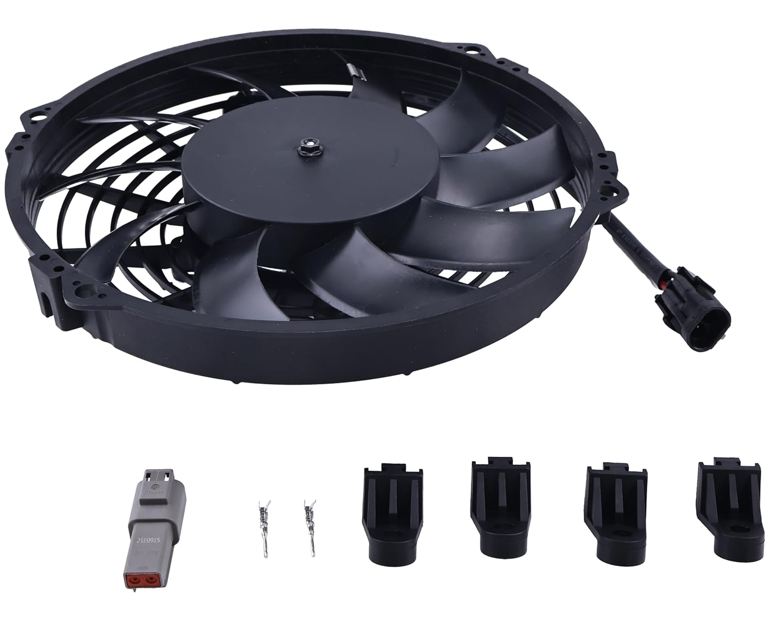 JZGRDN Condenser Fan Assembly VA07-AP8/C-58S 218-6250 2186250 Compatible with Bobcat 430 453C 453D 453F Skid Steer Loaders