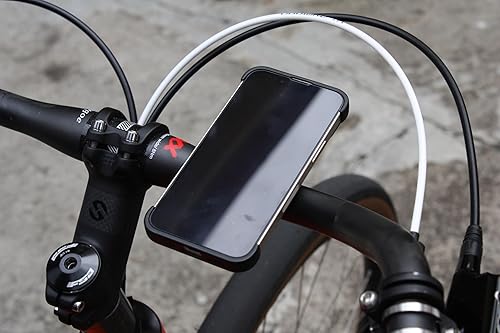 Miniatura 3 de Snap! Soporte magnético para teléfono móvil para manillar de bicicleta seguro y ligero, color negro