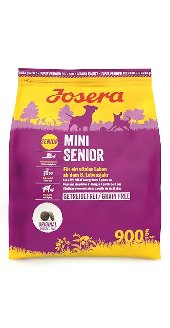 Foto 6 de 6 de Josera - Pienso para Perros - Pack de 5 x 900 g - Mini Senior - Salmón - Mascota Senior Pequeña - Sin Cereales