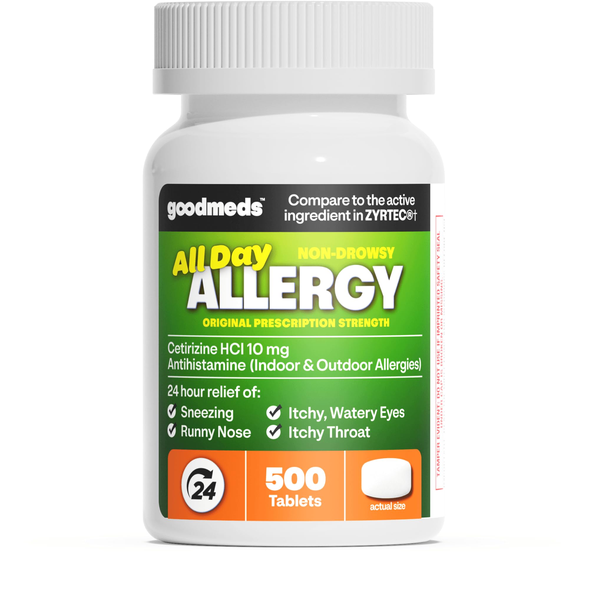 GoodMeds Cetirizine 500 ct