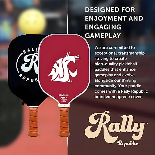 Miniatura 10 de Pala de pickleball con licencia oficial - Raqueta aprobada por la Asociación de Pickleball de Estados Unidos - Núcleo de panal ligero, exterior de