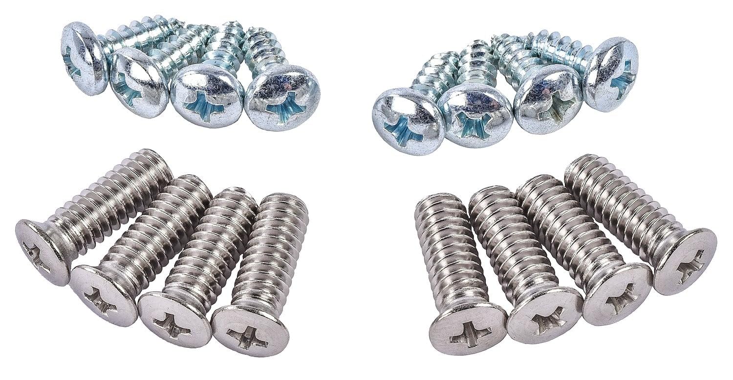 JEGS 78807 Door Panel Screw Set 16-Piece Fits 1967-1972 Chevrolet
