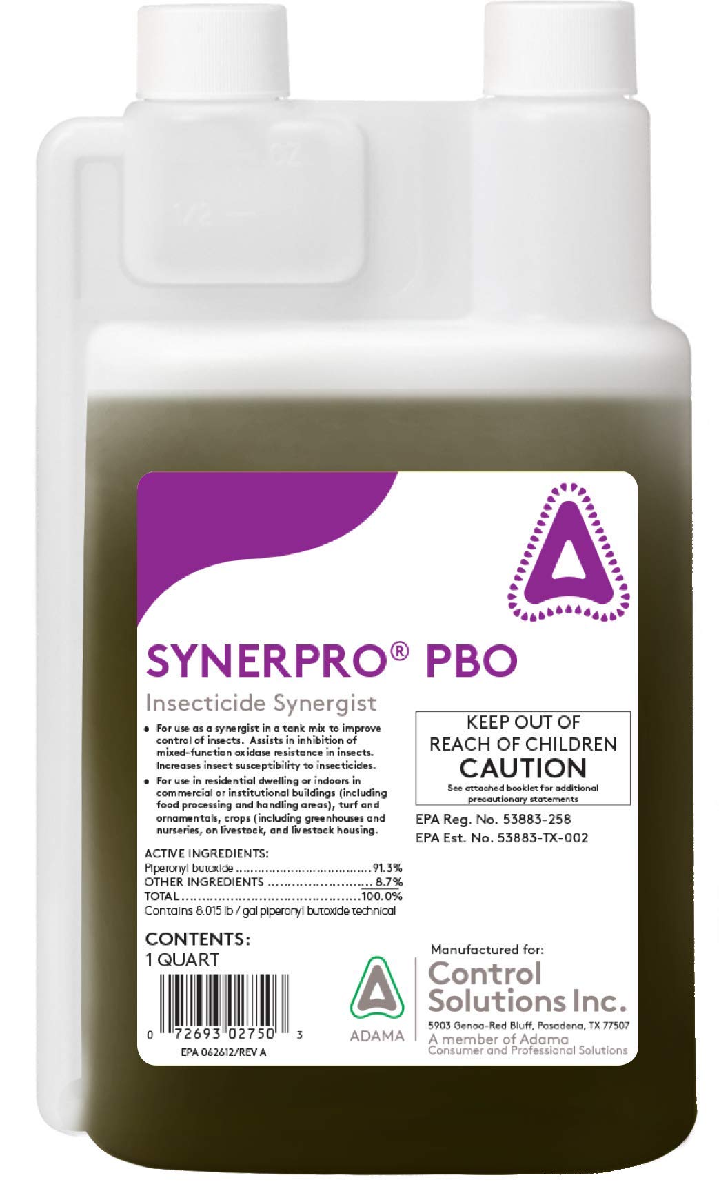 Control Solutions SynerPro PBO - Insecticide Synergist (1 Quart)