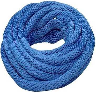 Lehigh BSBP235W Solid Braided Derby Rope, 1/2 in Dia x 35 L, 213 Lb