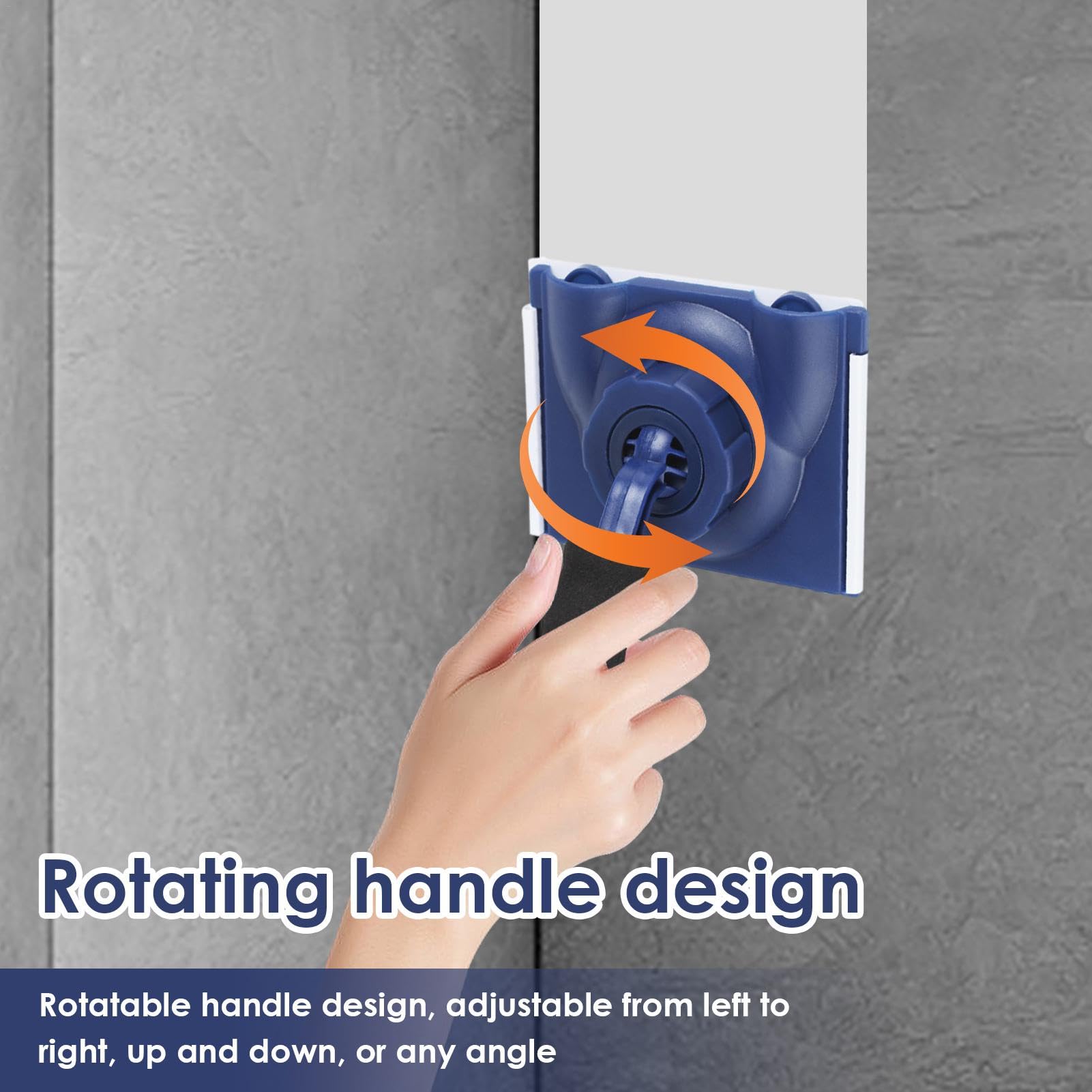 Paint Edge Trimmer, Edger Pad, Pittore Regolabile per Angolo a Parete Con Manico Girevole, Strumento di Bordatura, Pennello per Pittura a Mano a Soffitto per Porta
