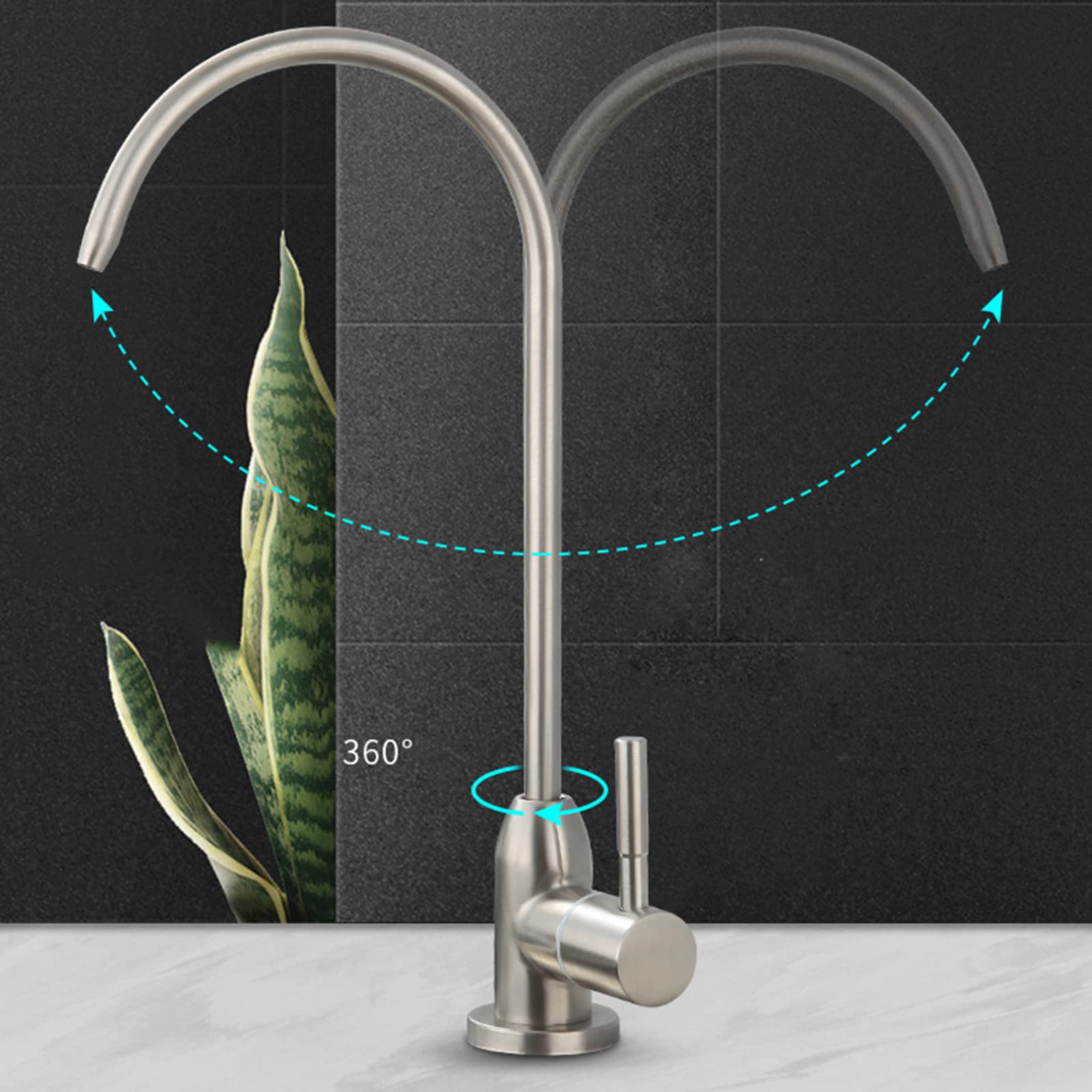 grifo osmosis De Una Sola Salida 360 grifo para osmosis inversa de cocina,beige