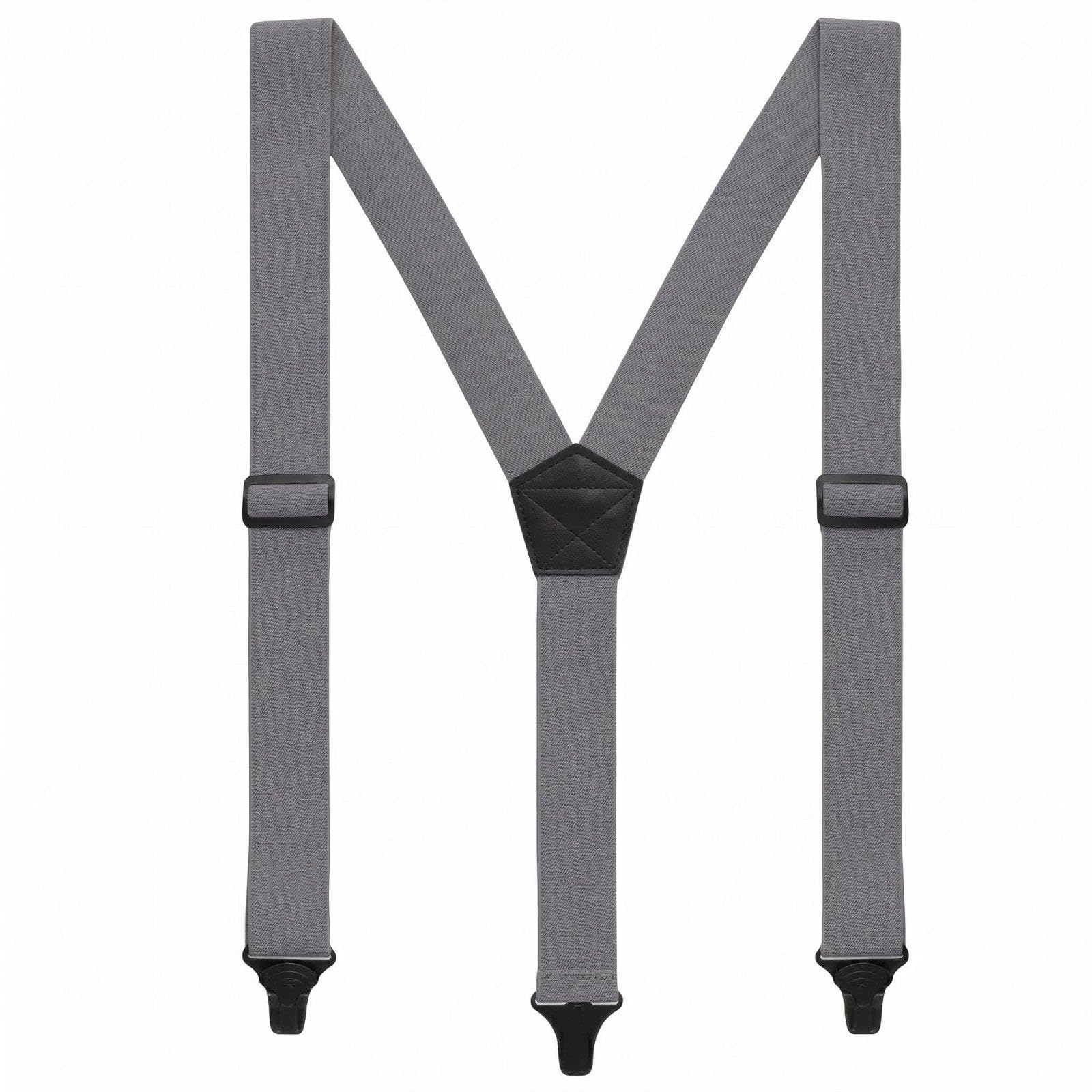 Y-Back Suspenders Fasten-on Suspenders Metal Clips Suspenders Gray|Clothing Shoes & Accessories| Mens Accessories| Suspenders Braces-image-36