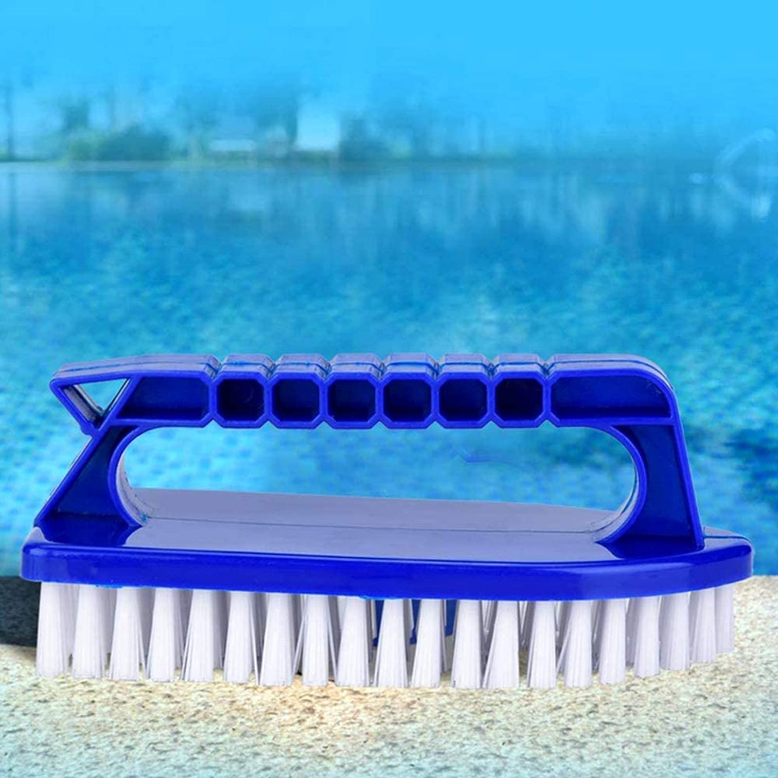 ACHANFLY 2 Pezzi Spazzola per Piscina Spugna Spazzola Piscina Fondo Con Maniglia di Sicurezza Spazzola per Pulizia Fondo Piscina per Piscine e Spa e Acquario spa piscineo