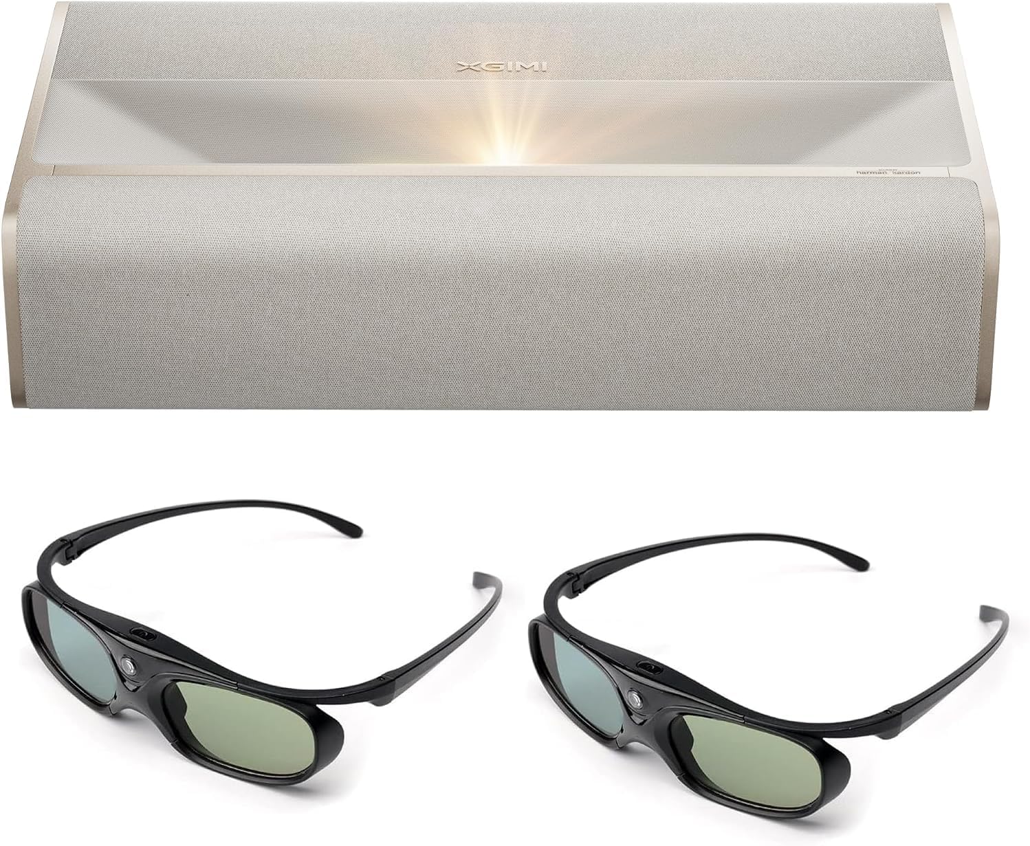 MIRA 4K Triple Laser Ultra Short Throw Projector，with 3D Glasses | 20,000:1 Dynamic Contrast Ratio, ISA 5.0 for UST, Google TV, Dolby Vision, Harman Kardon Audio, Home Theater