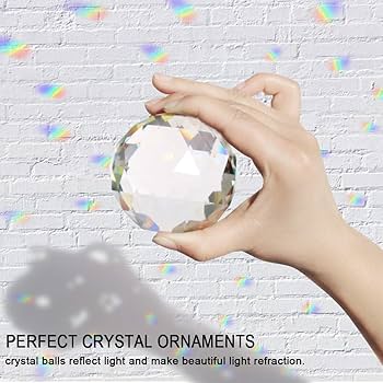 Amazon.co.jp: クリアクリスタルボール プリズムウィンドウ