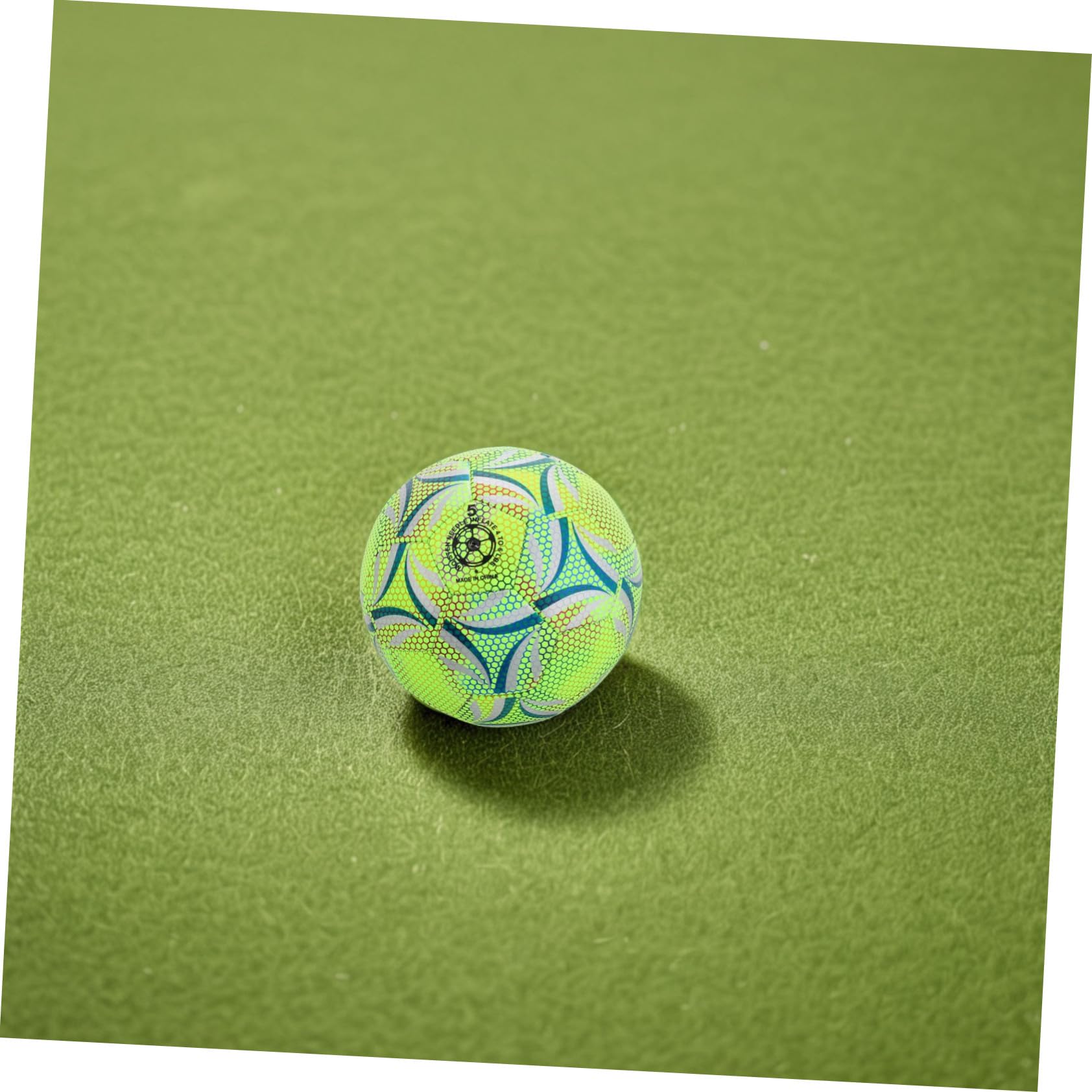 Milisten Balón De Fútbol Iluminado para Entrenamiento Balones De Fútbol Holográfico y Duradero