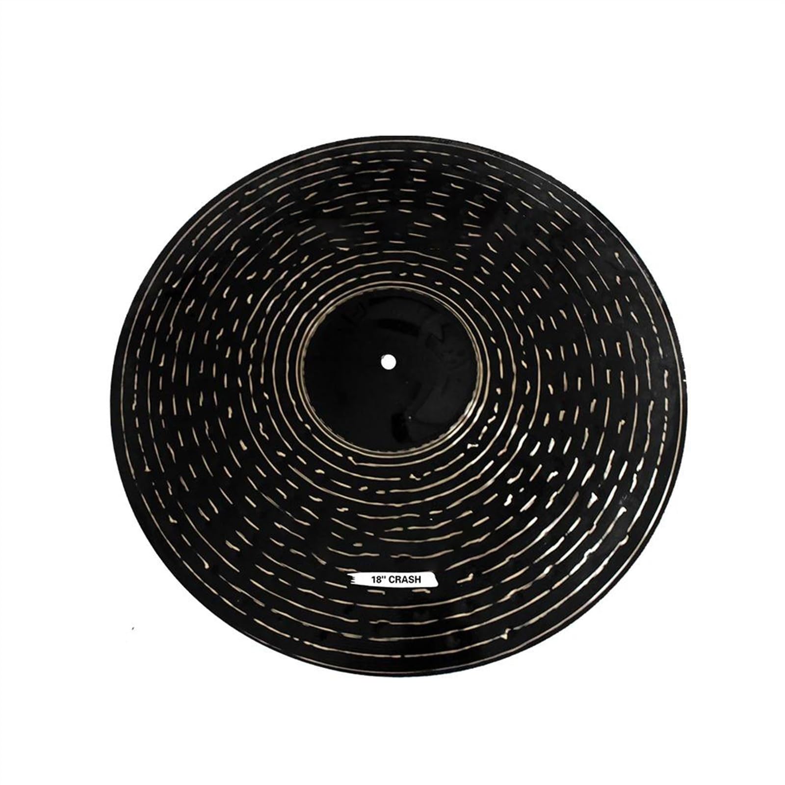 Piatti per Batteria Professionali Set Piatti Neri Hi-Hat 14"/Crash 16"/Crash 18"/Piatto Ride 20" Per Esercitazione