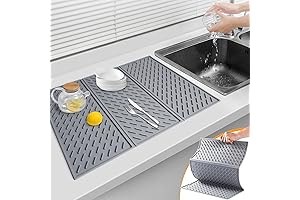 Extra Large Silicone Drying Mat for Kitchen Countertop