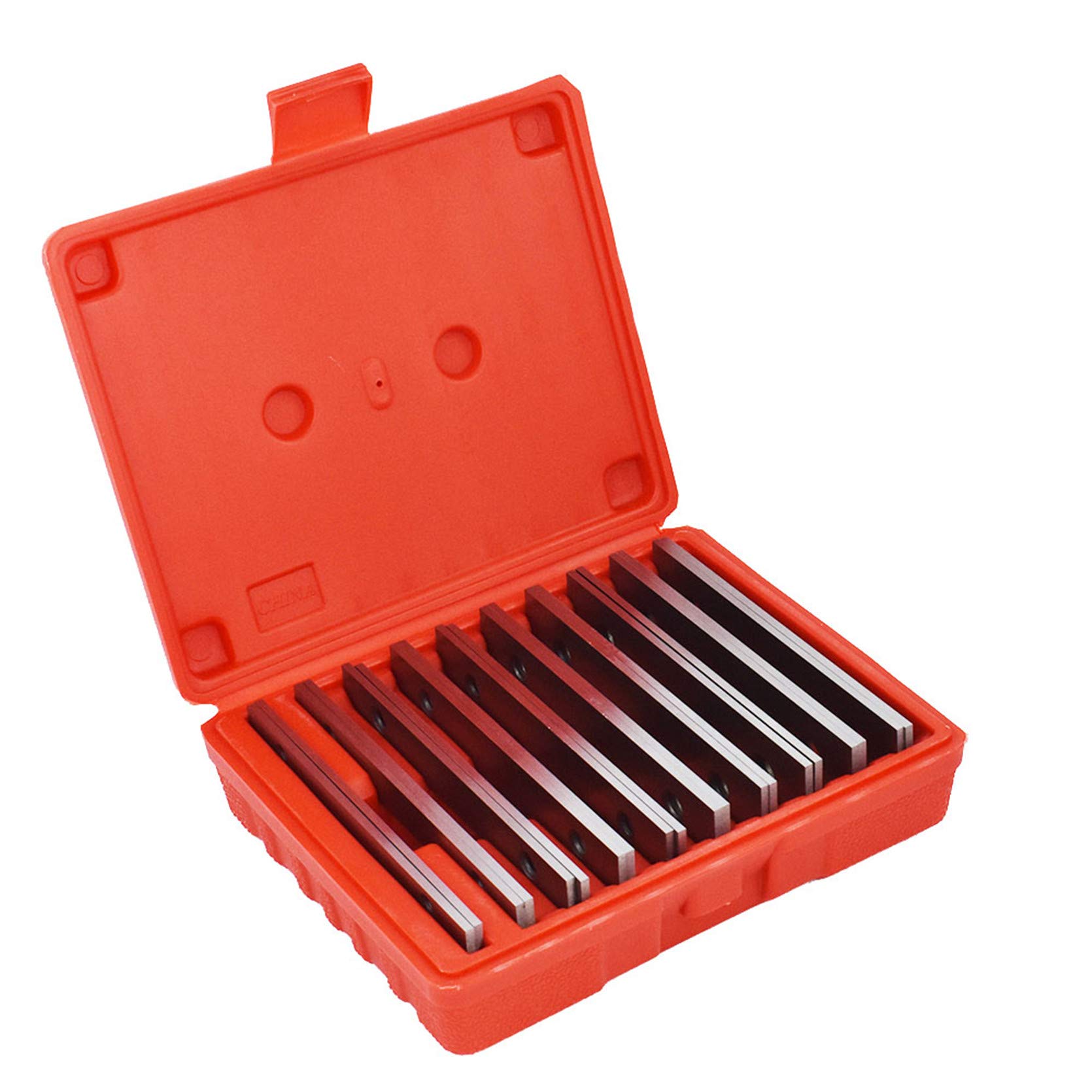TINVHY 10 Pair Matched Machinist Thin Parallel Bars 1/8 Inch Thick x 6 Inches Long 1/2 inch Through 1-5/8 inches Wide Parallel and Height Tolerances 0.0002 Inch Hardness 52-58 HRC-image-22