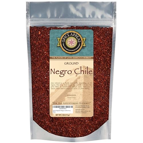 Spice Appeal Negro Chile en bolsa resellable Stay Fresh 4 oz