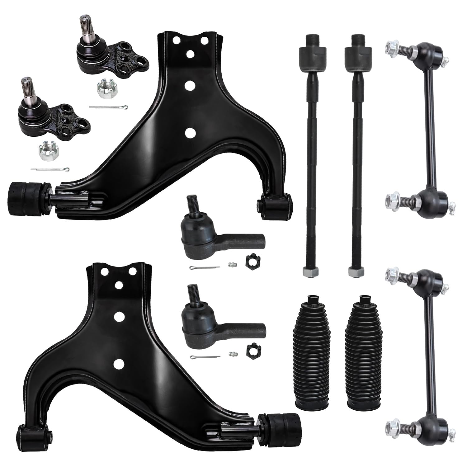 Amazon.com: Detroit Axle - Front 12pc Suspension Kit for 1996-2004