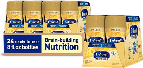 Miniatura 17 de Enfamil NeuroPro Fórmula para bebé lista para usar, lista para alimentar, apoyo para cerebro y sistema inmunitario con DHA, hierro y prebióticos