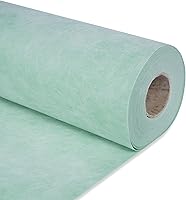 GOOFCXO 24mil Waterproof Shower Membrane Underlayment 3.3ft x 98.5ft 323 sq ft Polyethylene Roll for Bathroom Sauna Steam Room Green