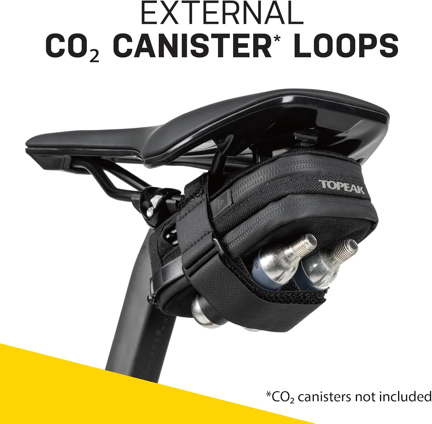 Topeak Elementa GearBag or GearBag EX – Compact Under-Seat Bike Bag with Ratchet Tool Set, 0.3L Storage