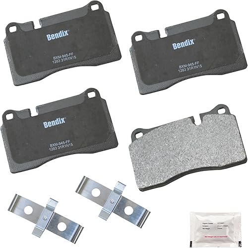 Miniatura 452 de Bendix Priority1 CFC1169 Pastillas de freno delanteras de cerámica para modelos seleccionados Buick Rainier, Chevrolet Colorado, Trailblazer