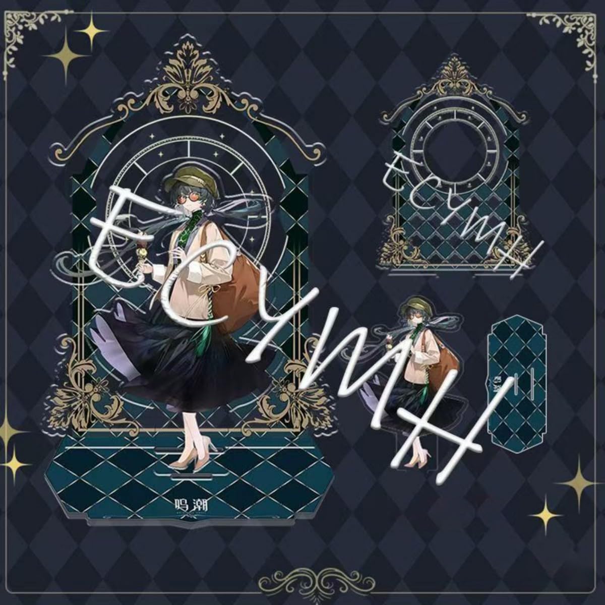 鳴潮　コミケ アクリルスタンド　カルロッタ　ロココ　ツバキ　漂白者 Amazon.co.jp: 鳴潮 アクリルスタンド 漂泊者 ツバキ カルロッタ