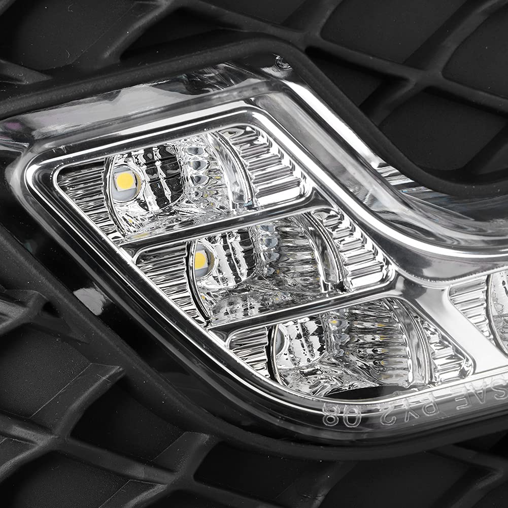 Luces de circulación diurna integradas DRL, luz de circulación diurna LED DRL en forma de L aptas para Clase E W212 E180 E200 E260 E320 E400 2009-2010