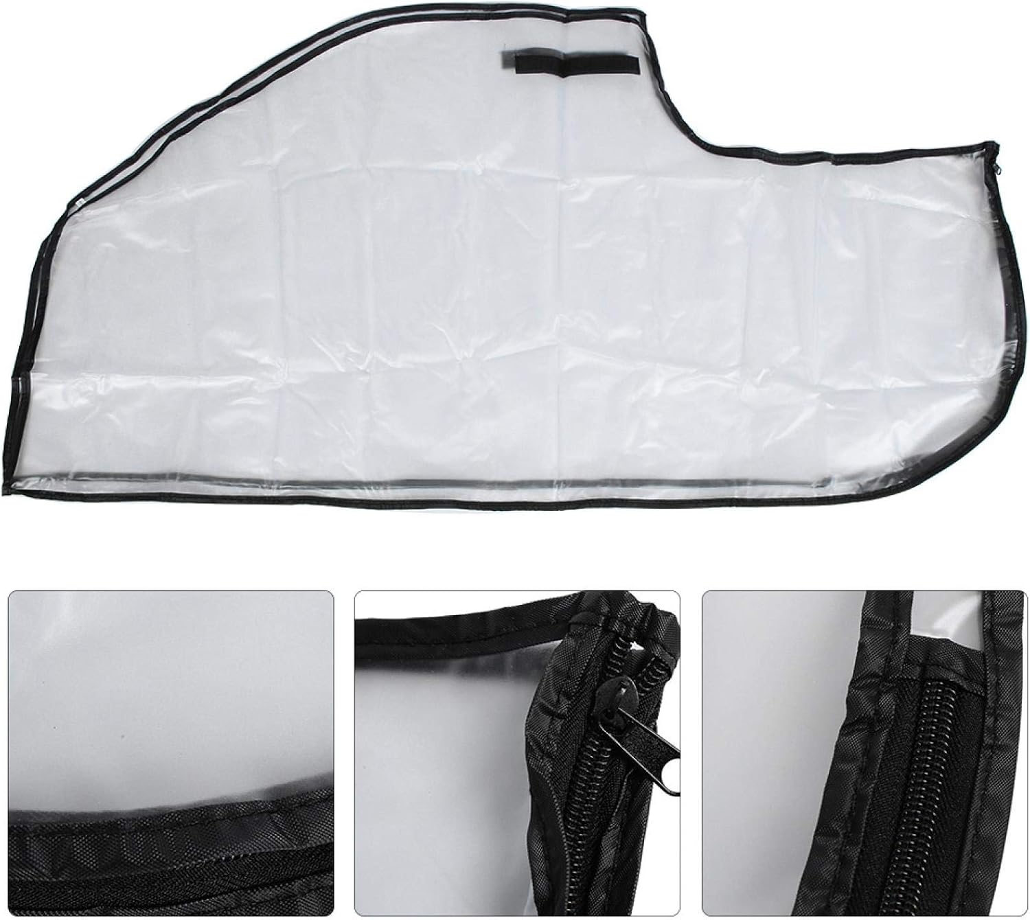 Keenso Transparent Cart Bag Rain Hood, PVC Practical Rainproof Bag Cover