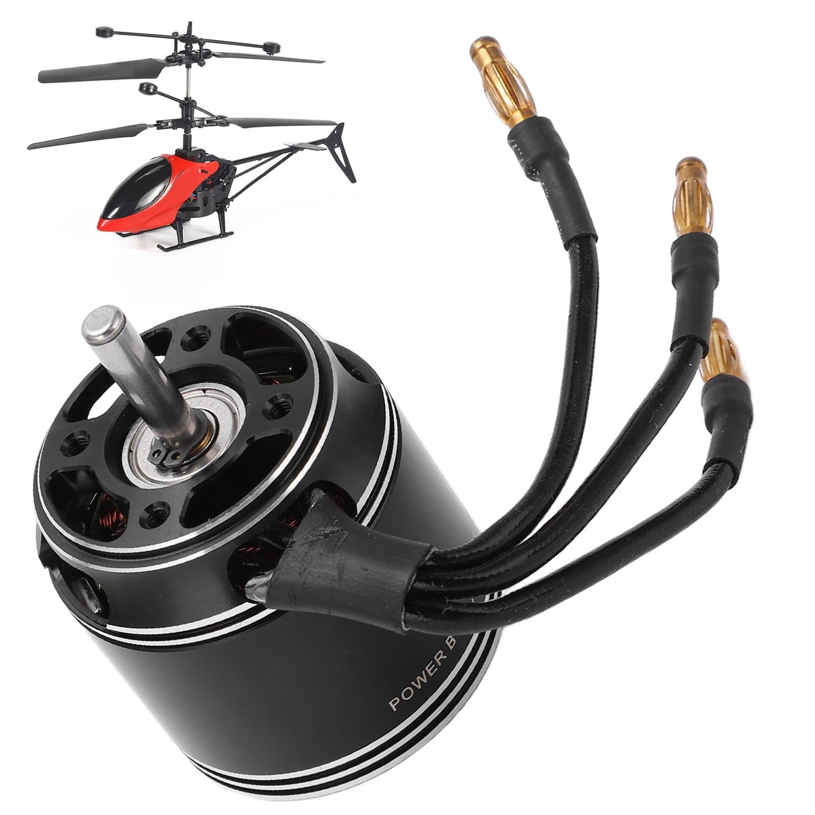 VGEBY Motor sin escobillas, motor sin escobillas de ultrunar, RC para helicpteros teledirigidos de aviones UAV y instalacin de nivel de motor de avin RC impermeable (600 KV
