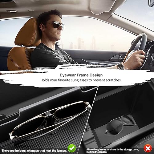 Vista 6 de Organizador de consola central Subaru Crosstrek 2024, para Subaru Crosstrek 2024 y bandeja de consola Subaru Impreza 2024, Crosstrek