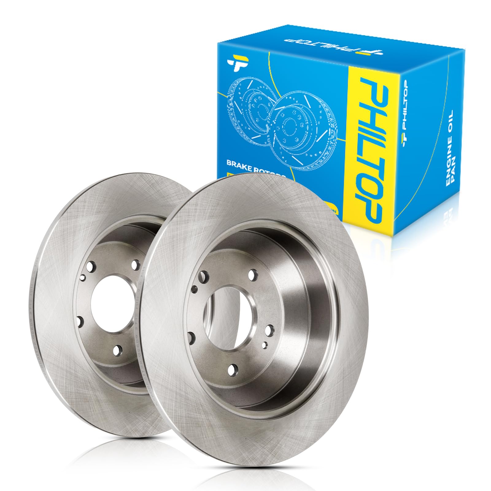 PHILTOP 31553 Rear Disc Brake Rotor