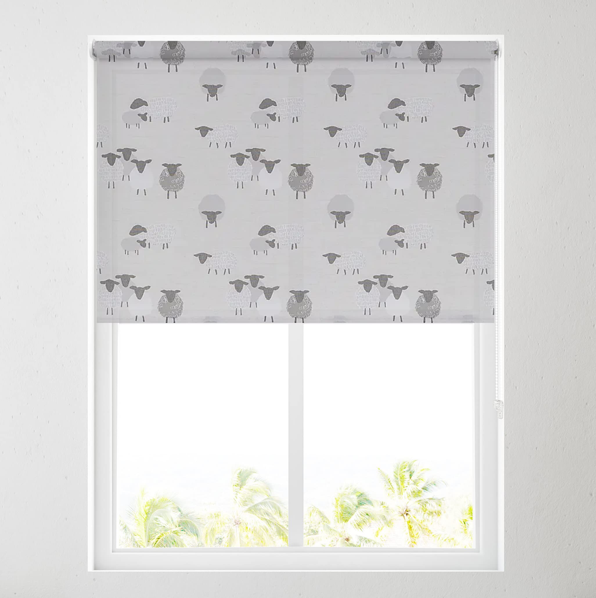 Little Lamb Daylight Roller Blind - Free Cut to Size (2ft (61cm))