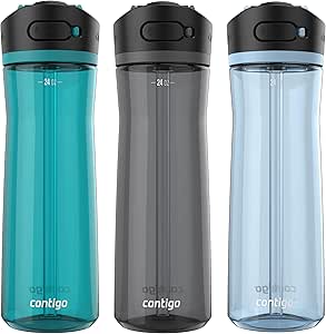 Amazon.com: Contigo AUTOSPOUT Water Bottle 24 oz Leakproof Design